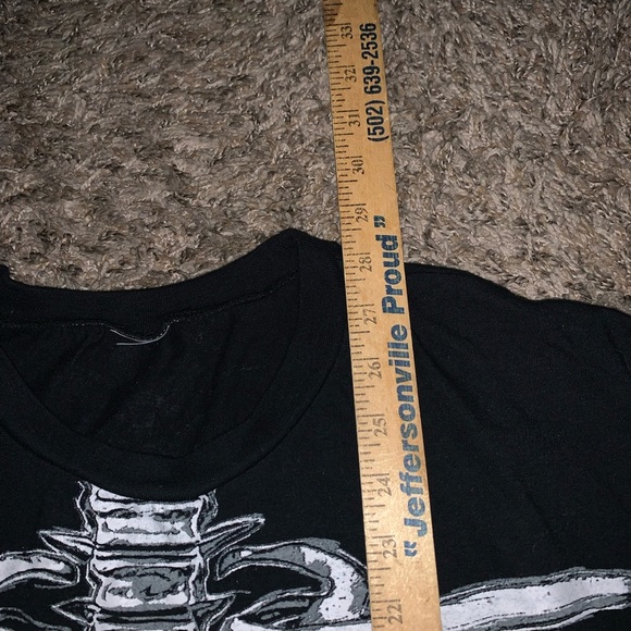 Y2K Grunge Skeleton Graphic Shirt - Picture 4 of 4